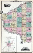 Grant County, Lancaster, Wisconsin State Atlas 1881